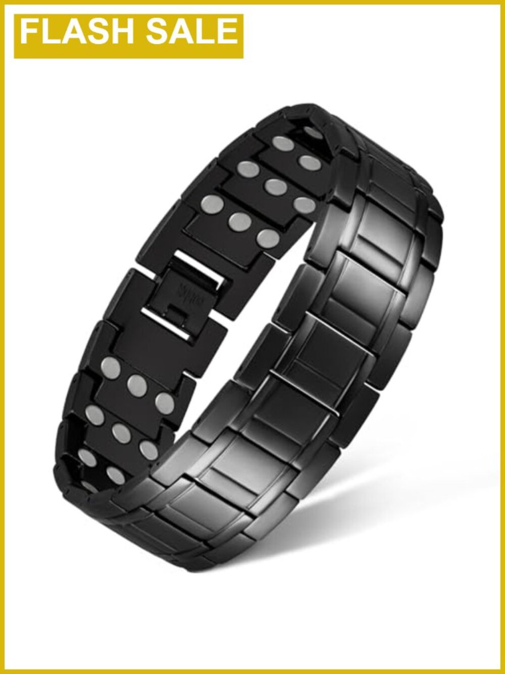 Copper Magnetic Bracelet Men 9.05 Inch Neodymium Adjustable Gift